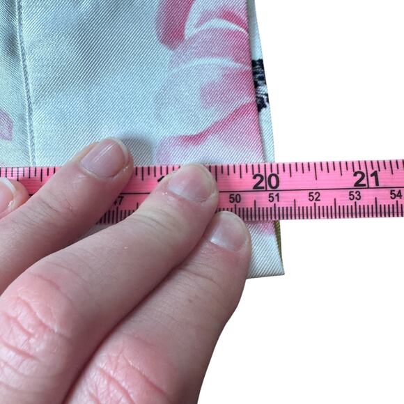 NEW Gentile Catone Merini Floral Silk Button Front Blouse - Picture 12 of 13